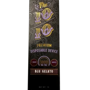 The 10/10 Boys Disposable THC Vape – Blu Gelato (Indica)