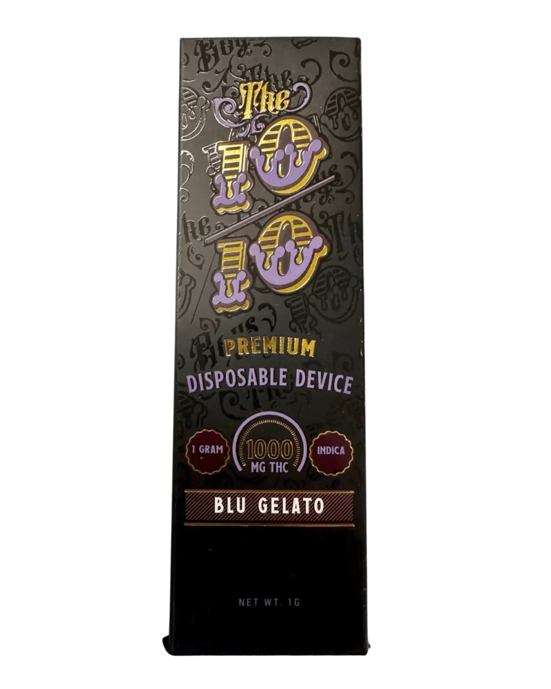 The 10/10 Boys Disposable THC Vape – Blu Gelato (Indica)